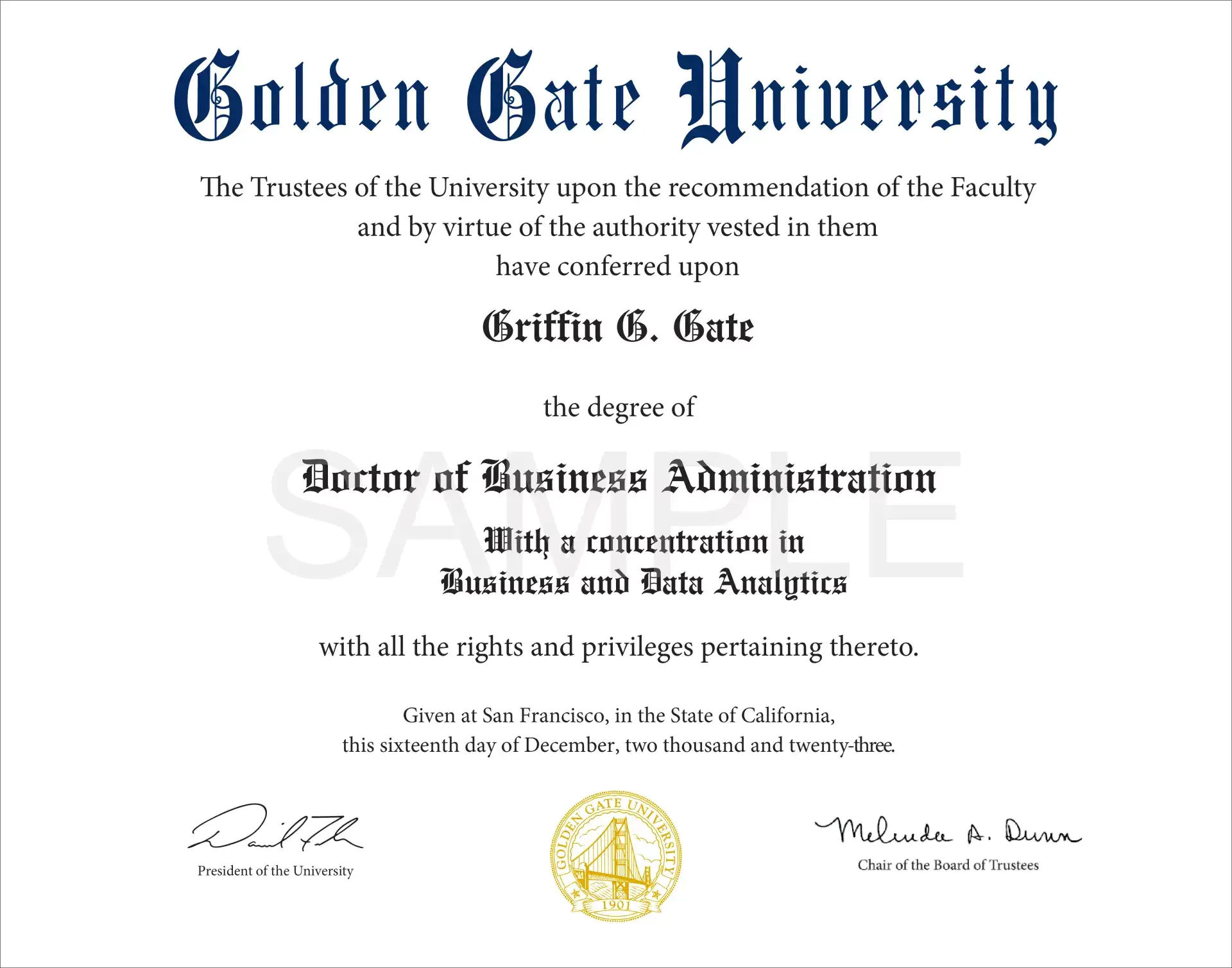 sample-degree