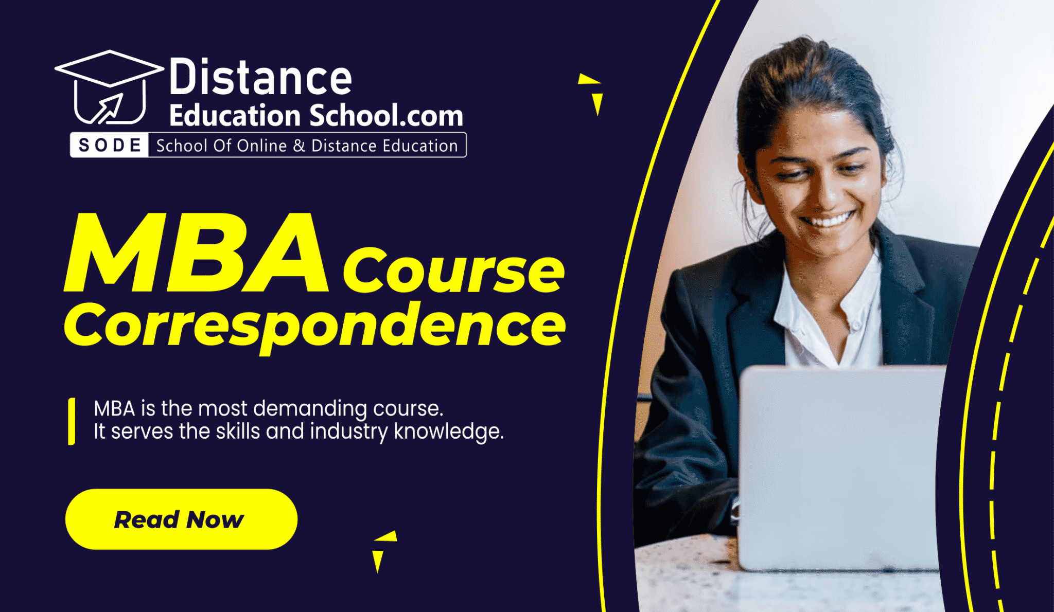 MBA Correspondence Course Complete Details - Cove Image
