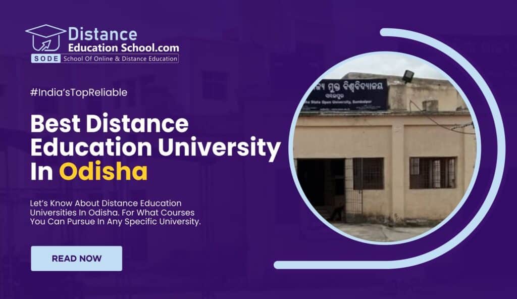 Distance education Universities in Odisha