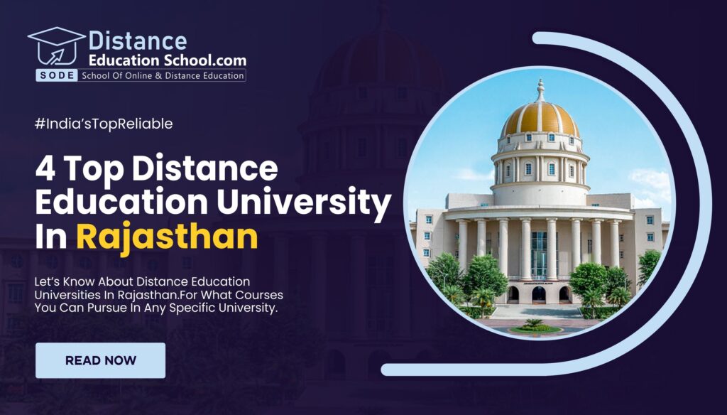 Top Distance Education Universities in Rajasthan