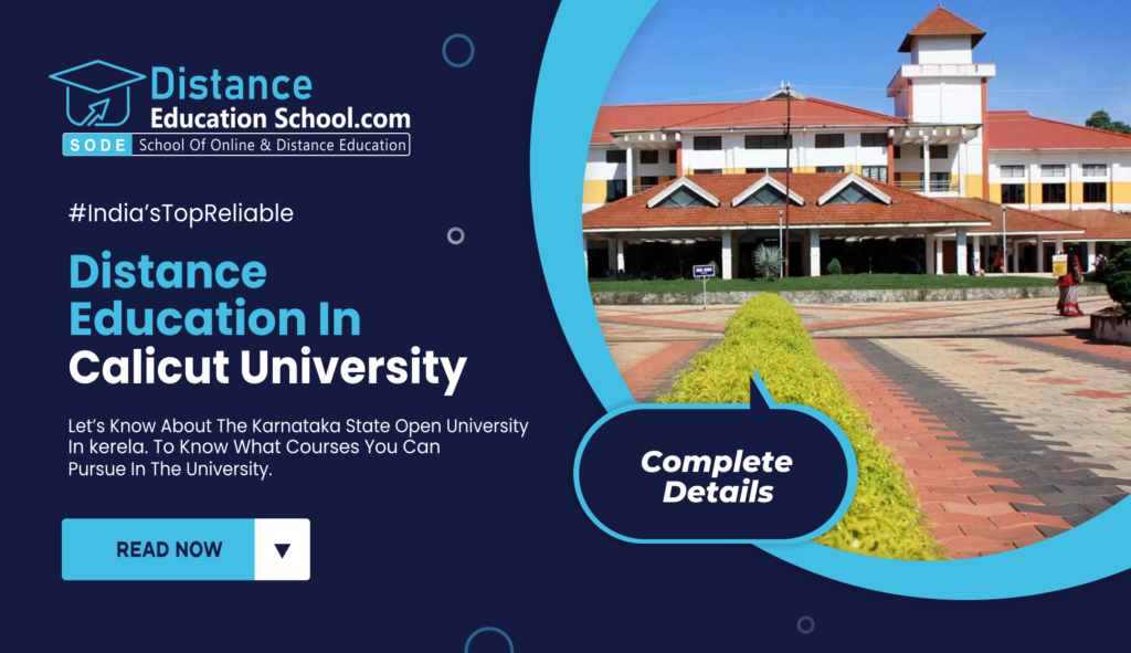 Distance Education in Calicut University