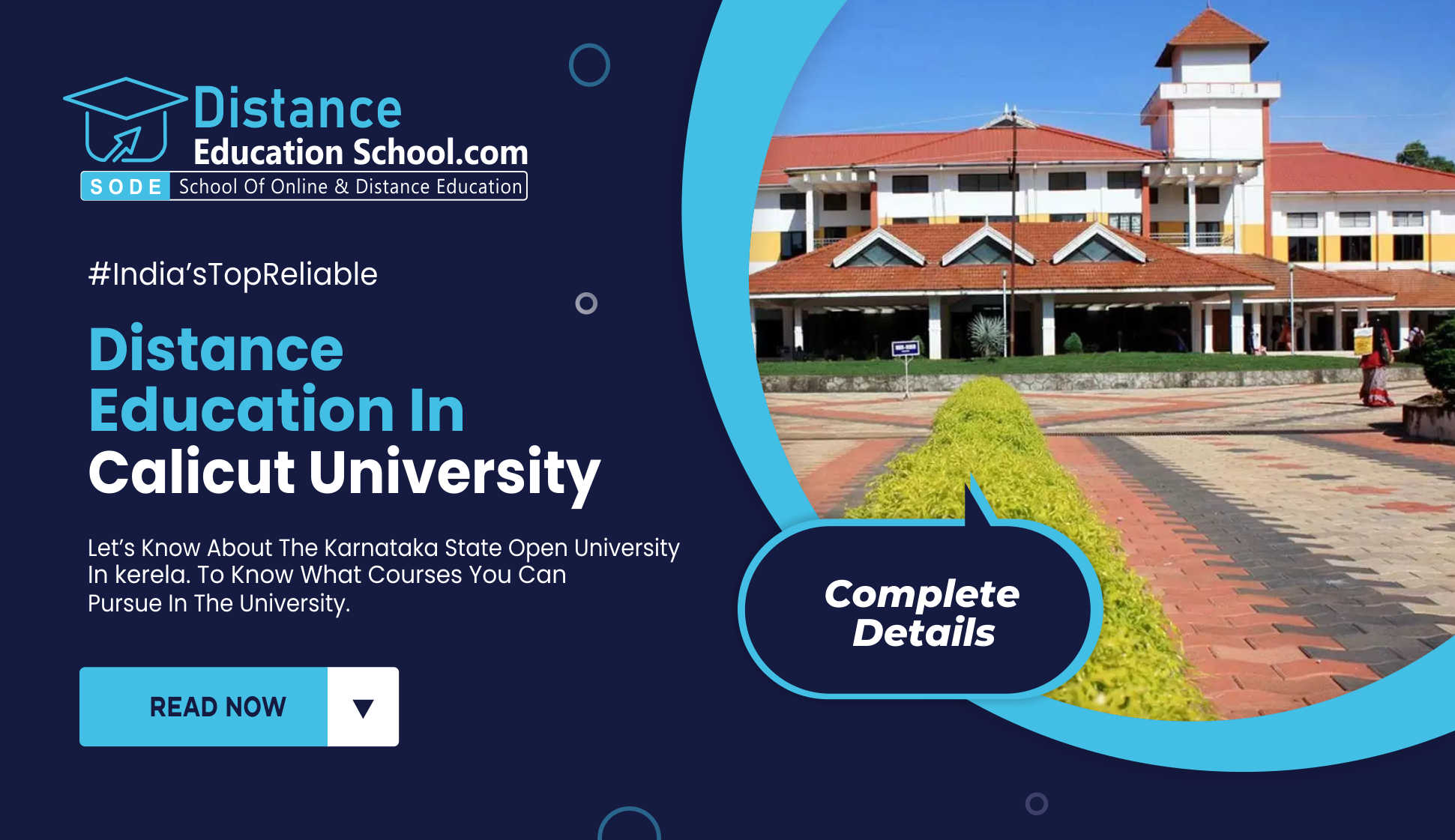 distance education courses calicut university