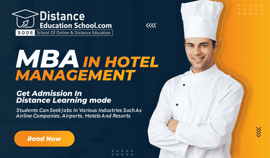 MBA in Hotel Management with Distance Education in 2025