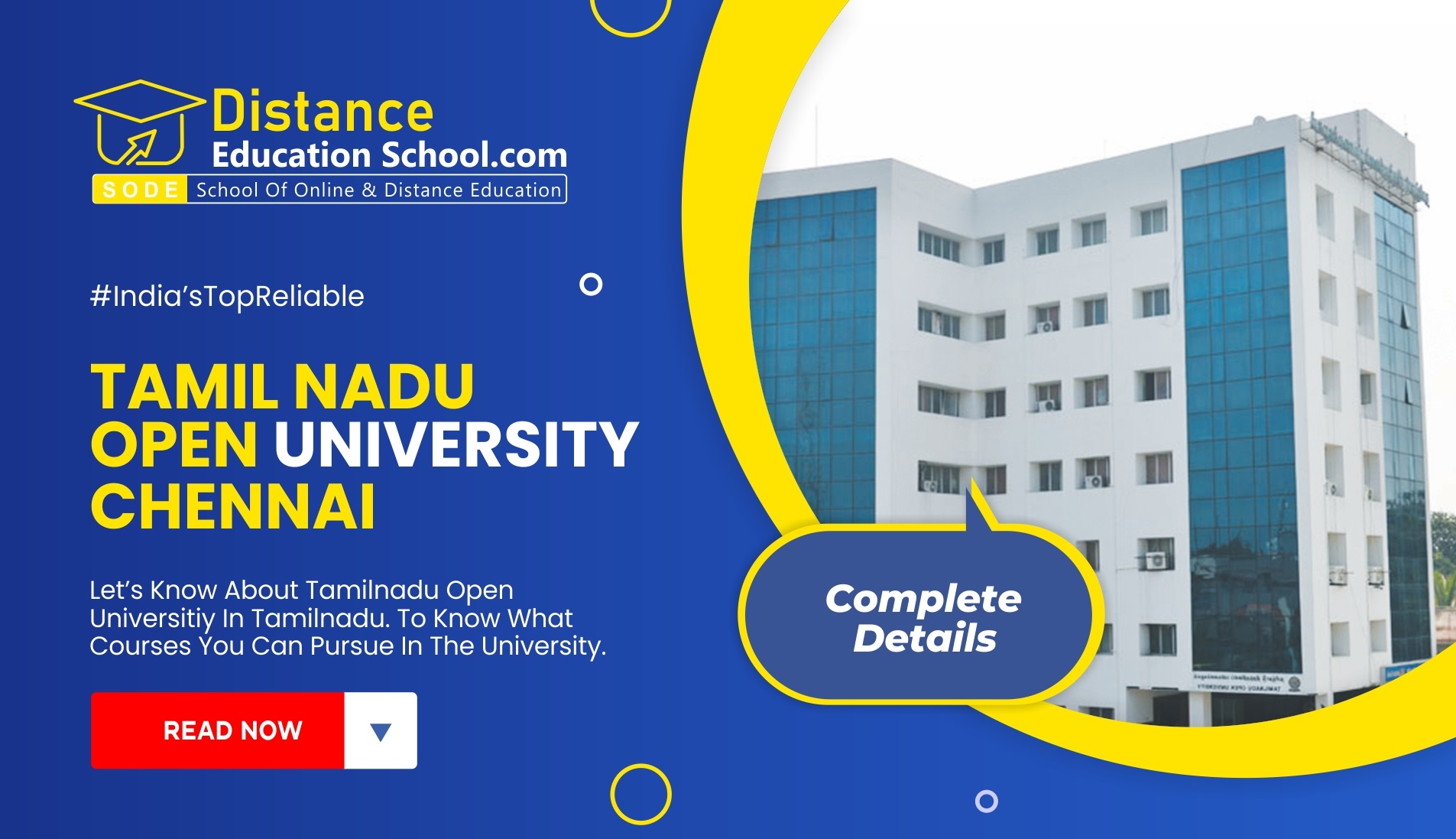 distance education courses in tamil nadu open university