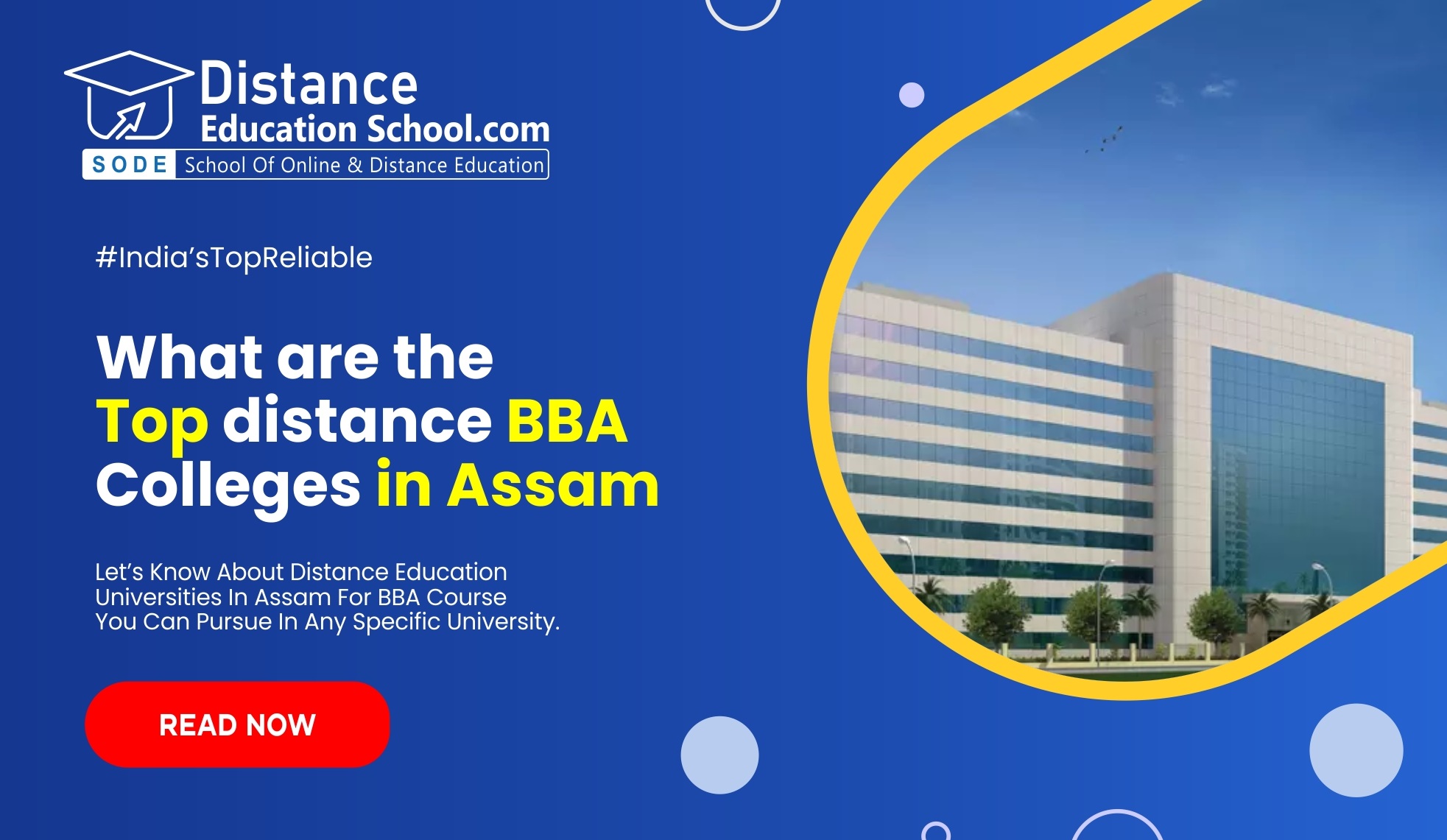 Distance BBA in Assam