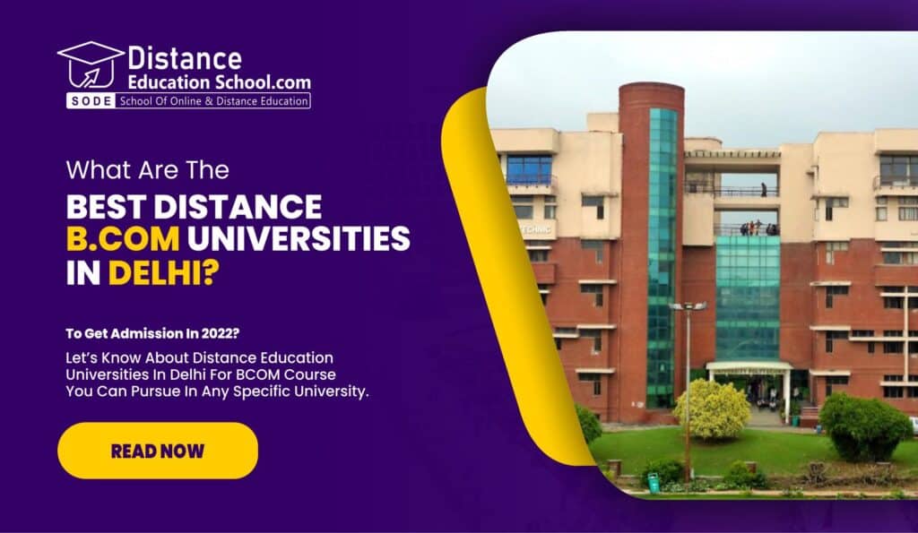 Distance BCom in Delhi