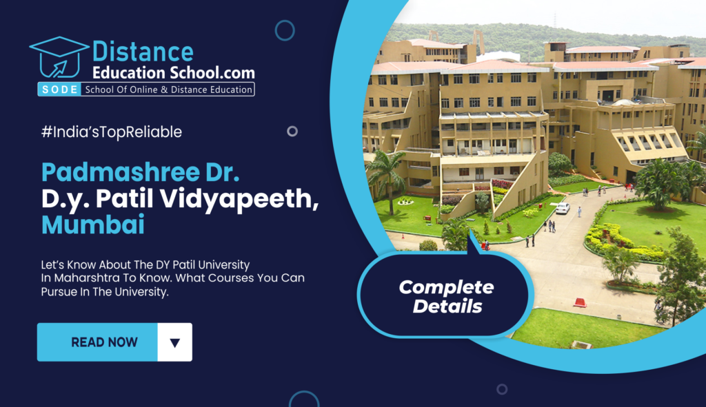 DY Patil University Distance Education