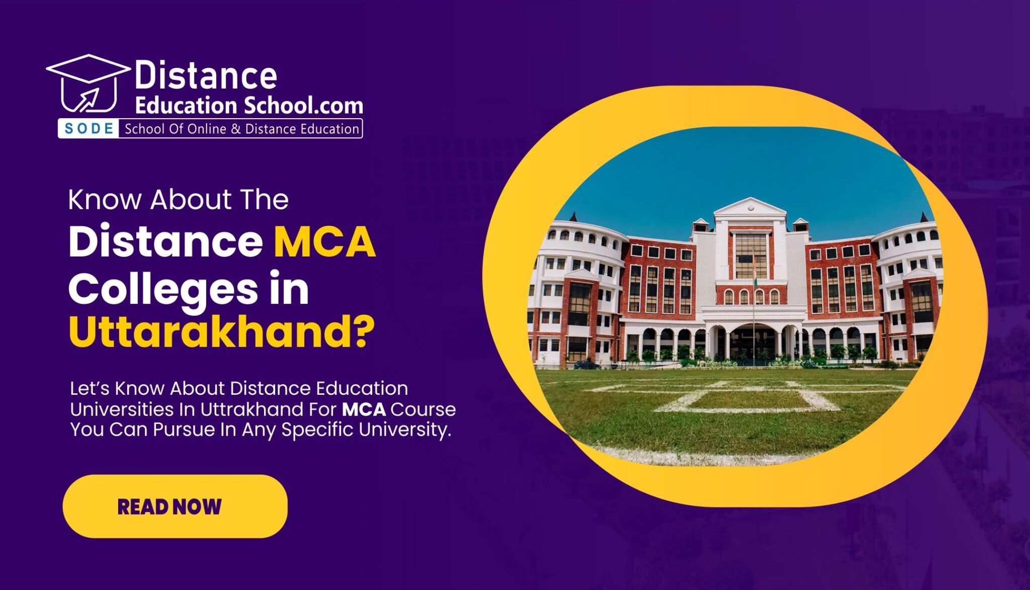 Distance MCA college in Uttrakhand