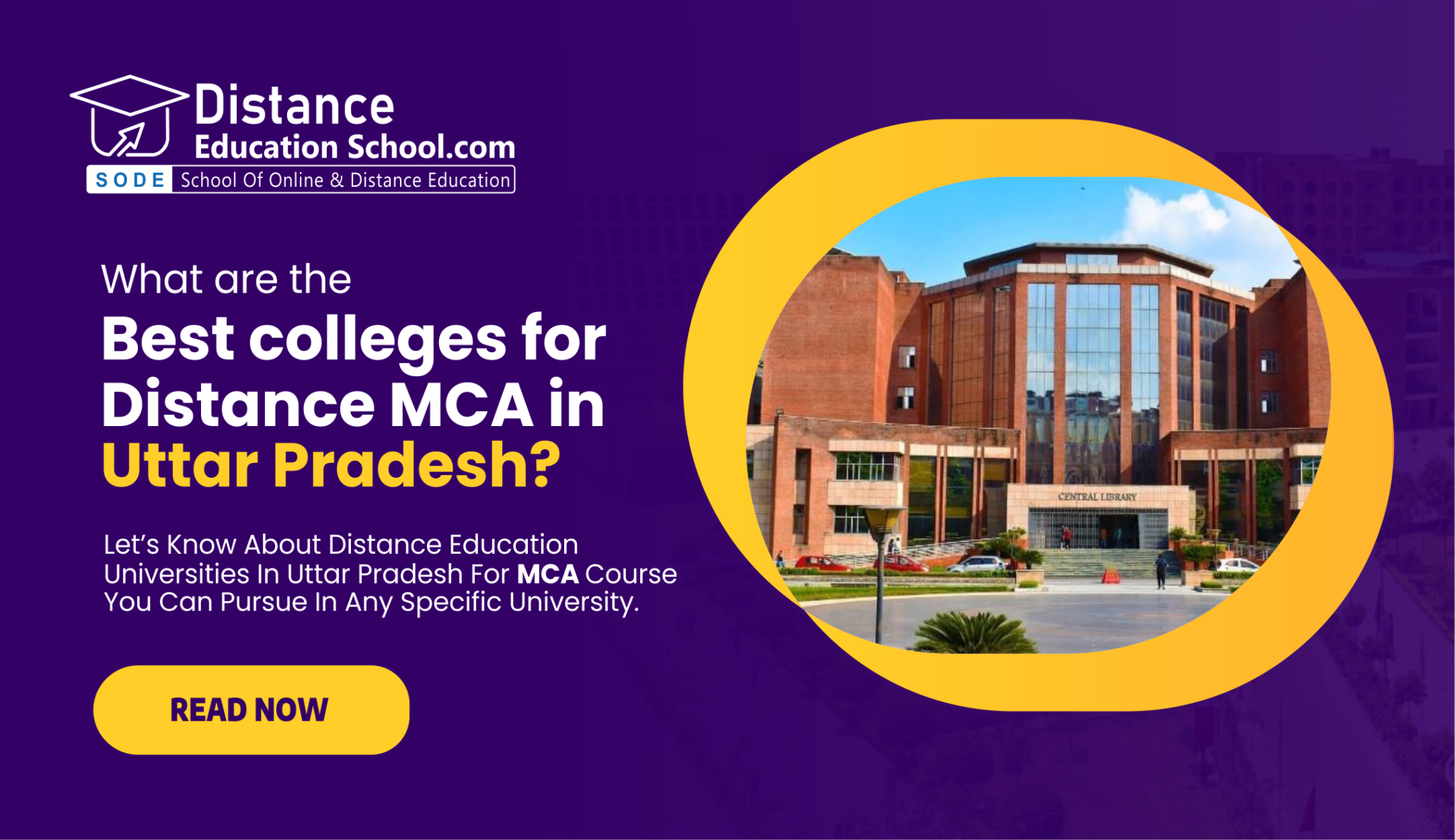 Distance Universities MCA in Uttar Pradesh