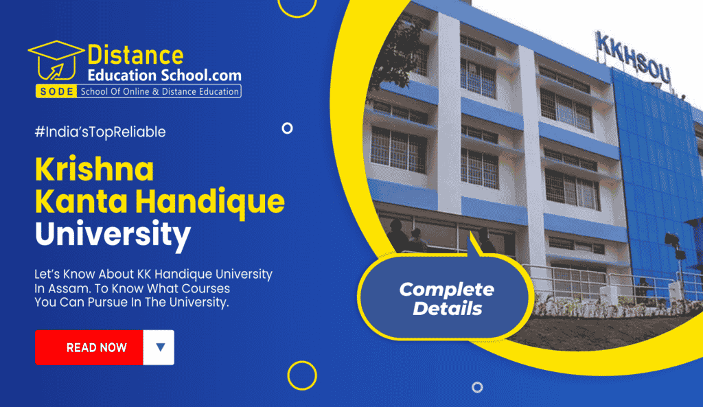 KK Handique University Offer Top Courses in 2024