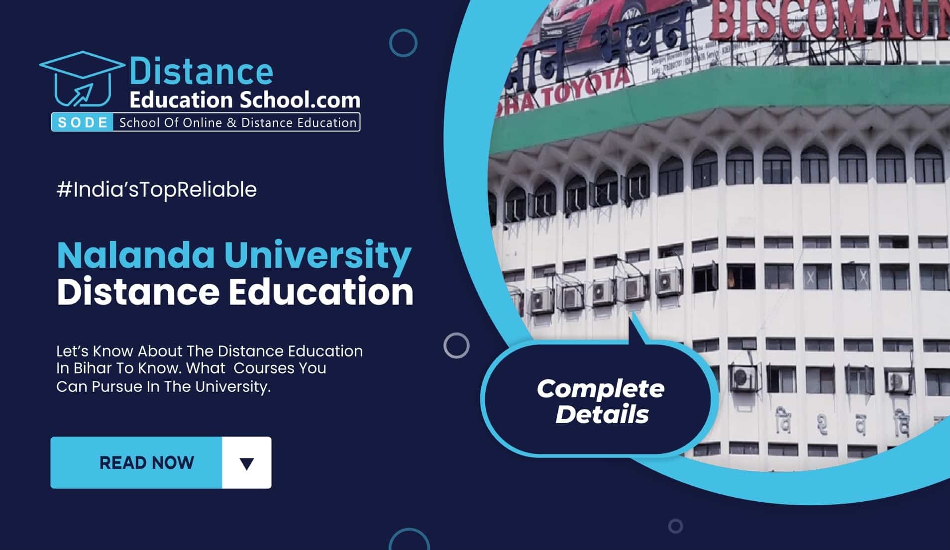 Nalanda University Distance Education Offer Top Courses In 2024