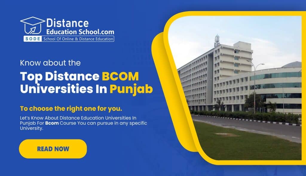 Distance BCom in Punjab