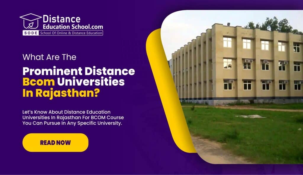 distance BCom in Rajasthan