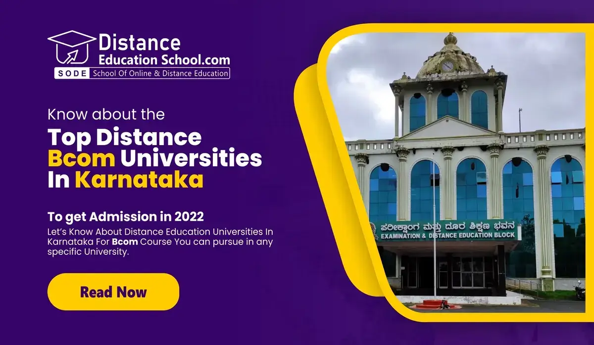 Top Distance BCom Universities in Karnataka