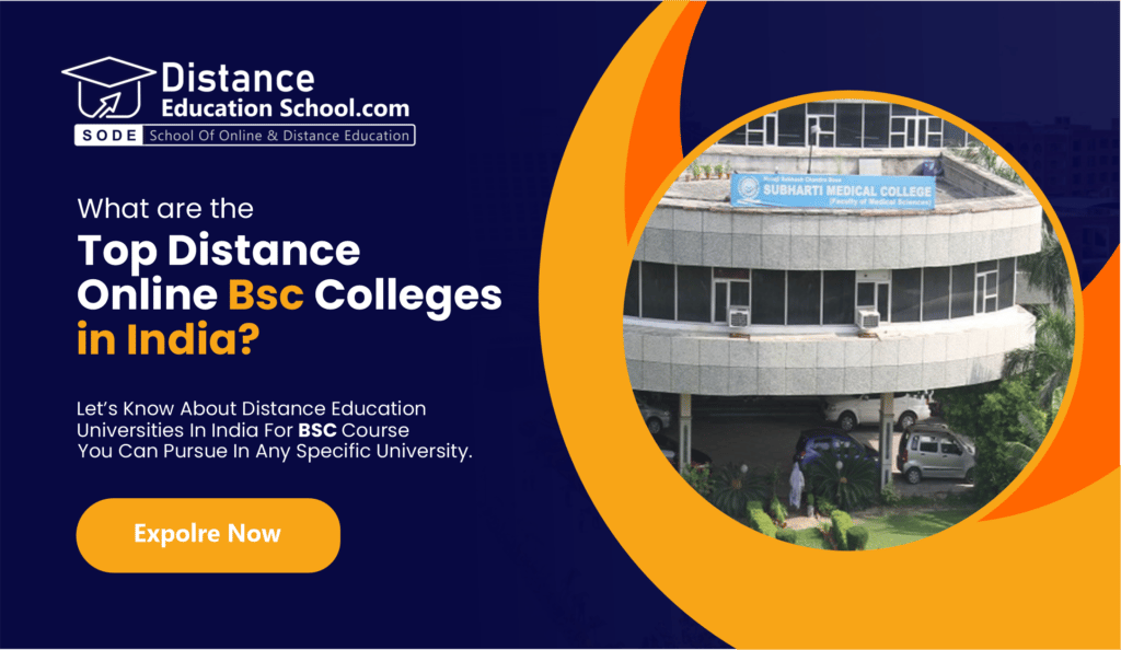 distance bsc in india