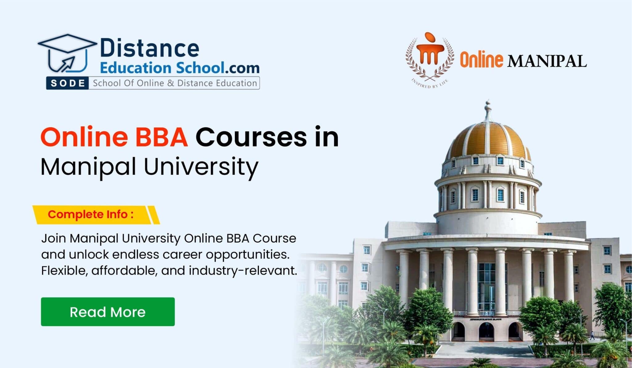 Online BBA Course at Manipal University - Empower Your Career