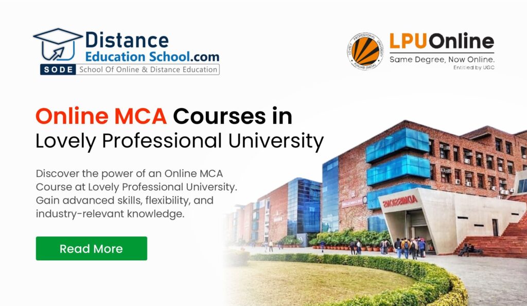 Online MCA Course in Lovely Professional University