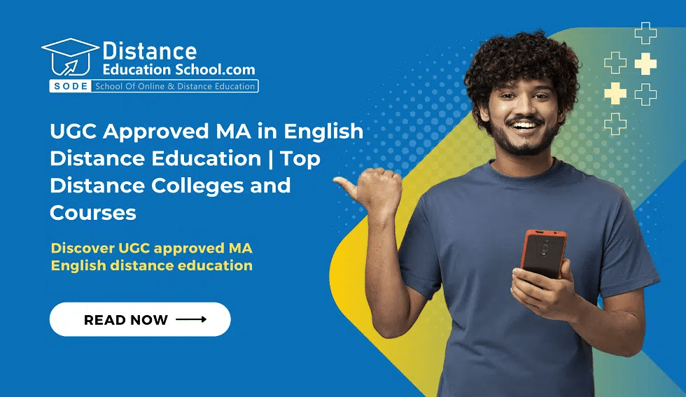 UGC Approved MA in English Distance Education Top Colleges