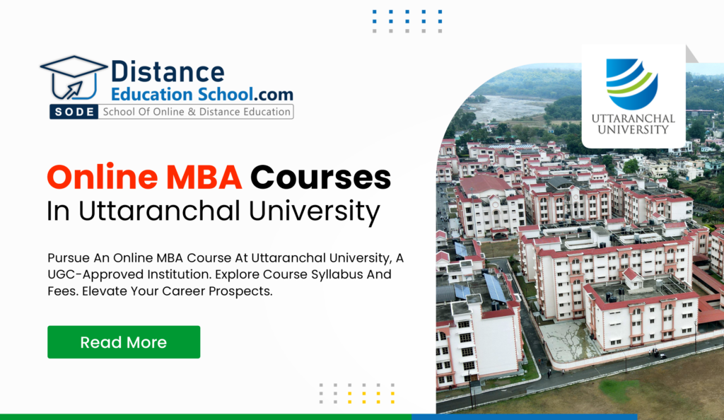 Online MBA Course from Uttaranchal University