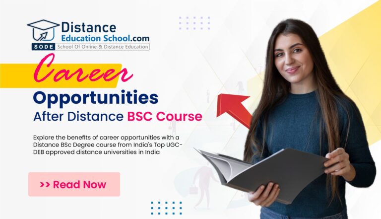 Career Opportunities After Distance BSc Degree Course.