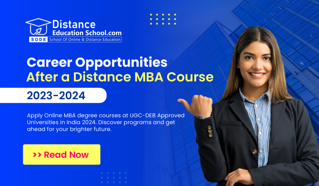 Career Opportunities After a Distance MBA Course