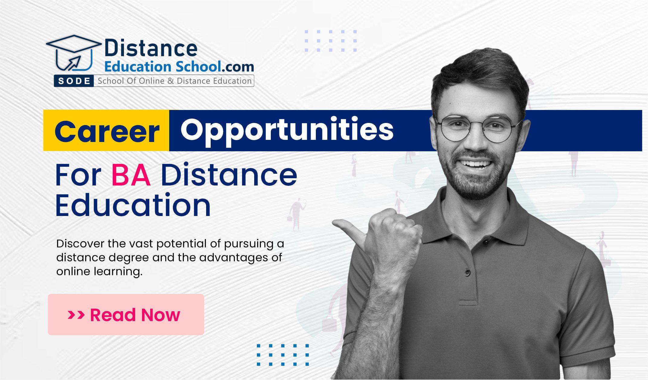 Career Opportunities for BA Distance Education​