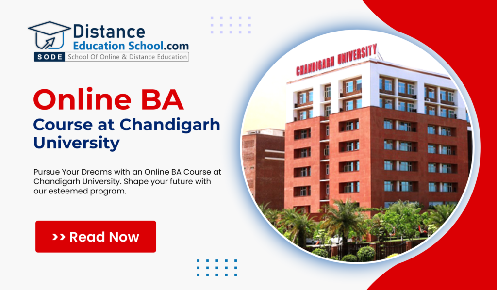online ba course at Chandigarh University