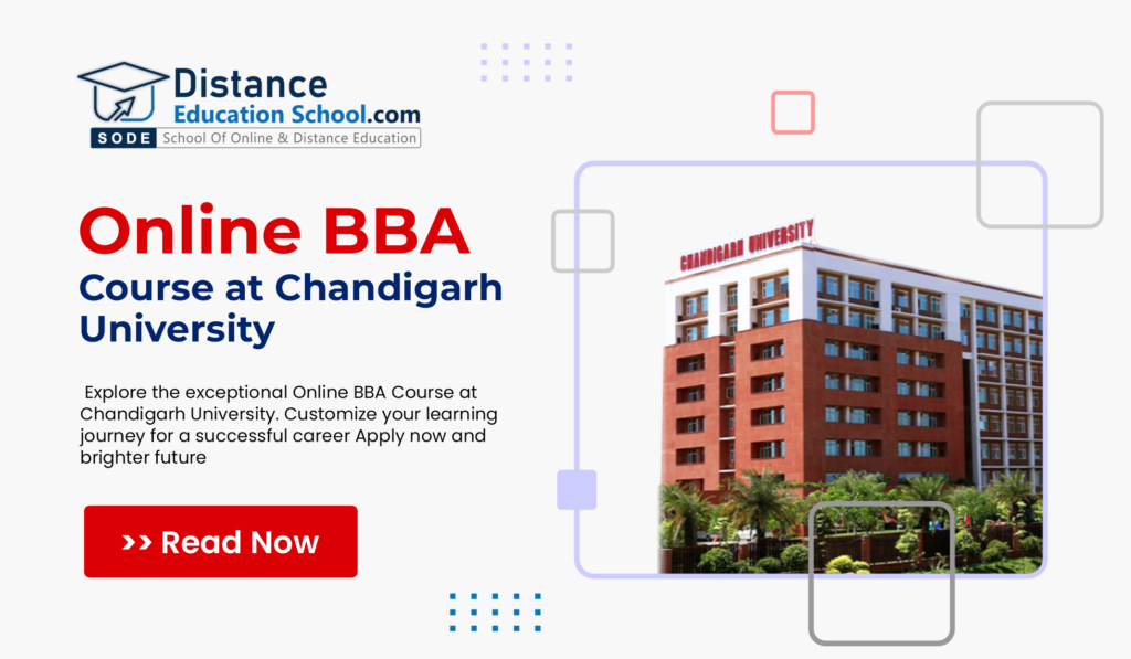 Online BBA Course at Chandigarh University