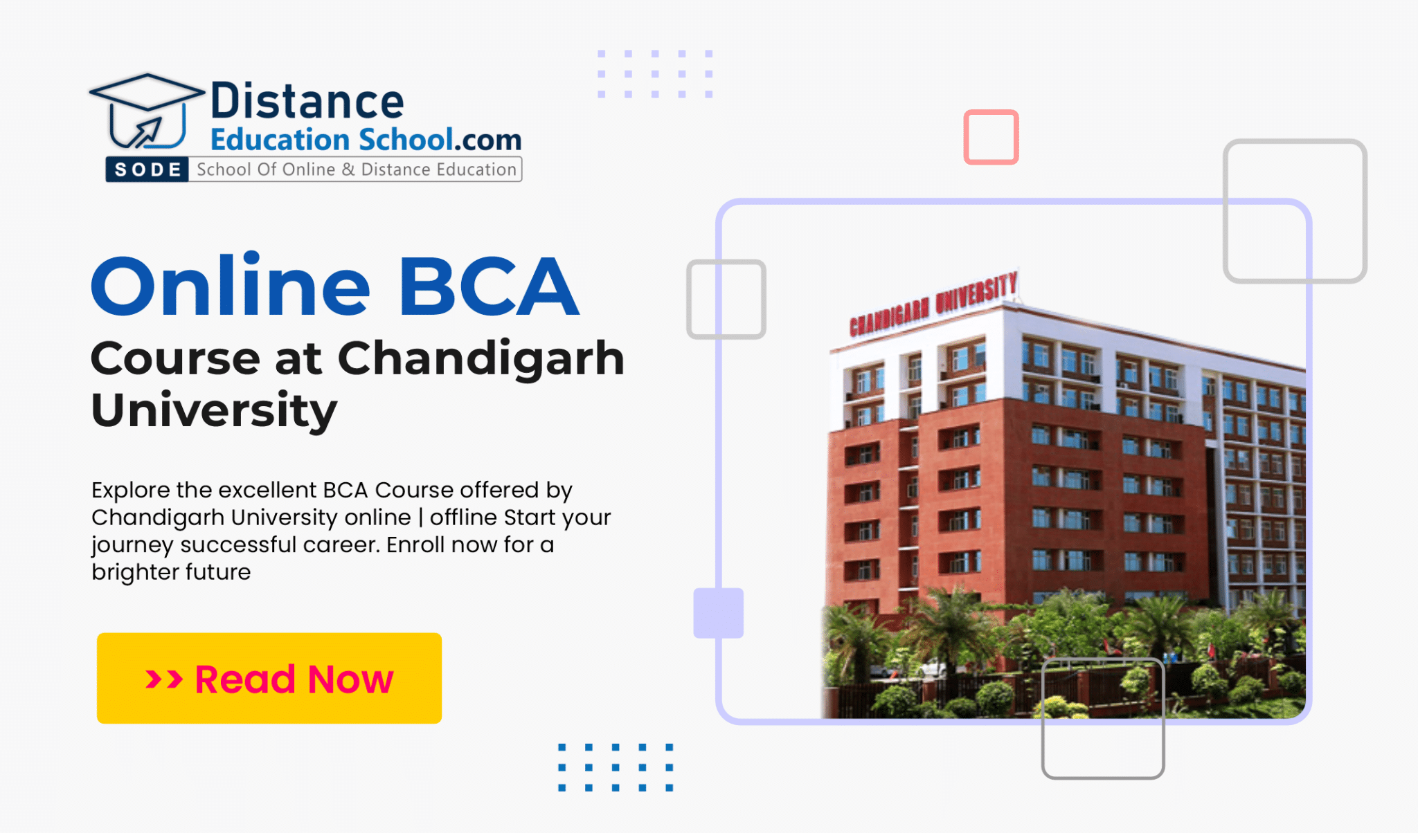 Online BCA Course at Chandigarh University