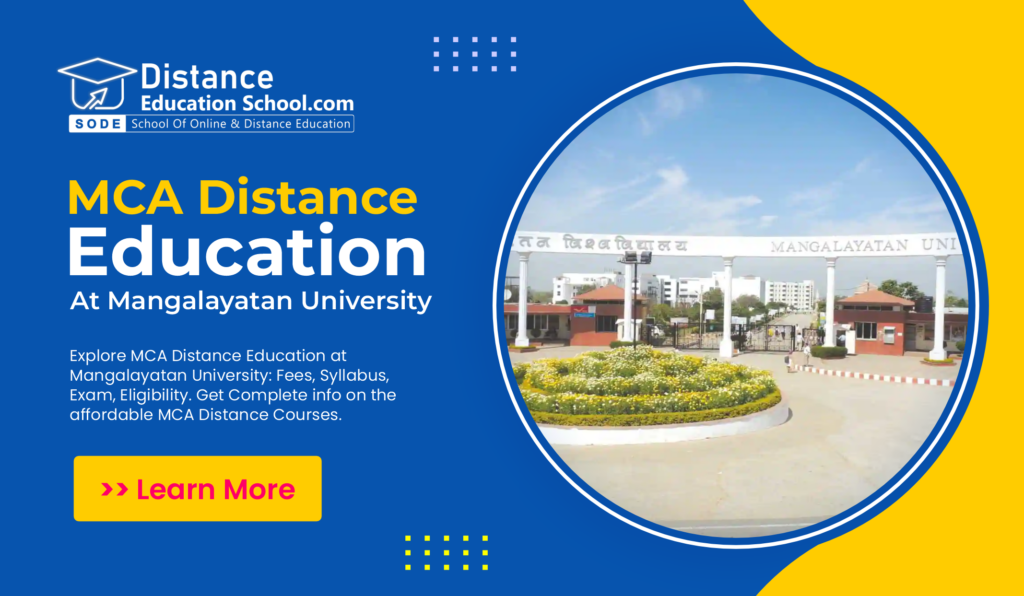 MCA distance education Banner