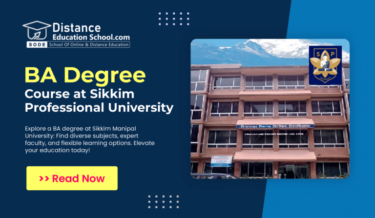 BA Degree Course at Sikkim Manipal University