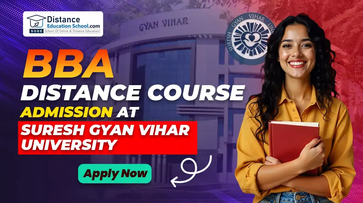 BBA Distance Course Admission at Suresh Gyan Vihar University