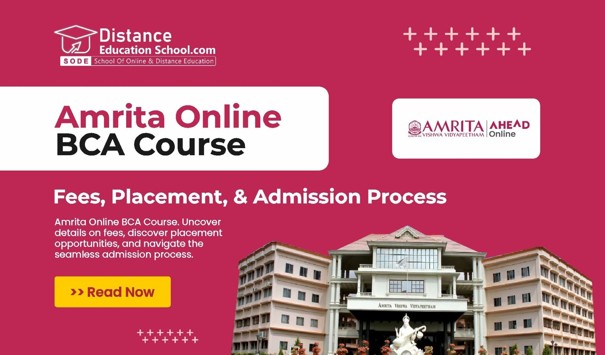 Amrita Online BCA Course: Fees, Placement, & Admission Process