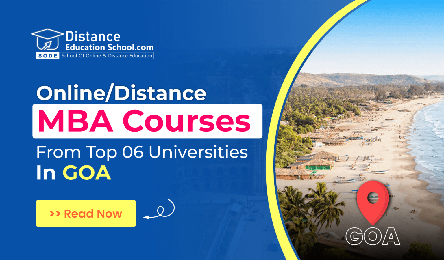 Top 6 Online/Distance MBA Universities GOA 2026