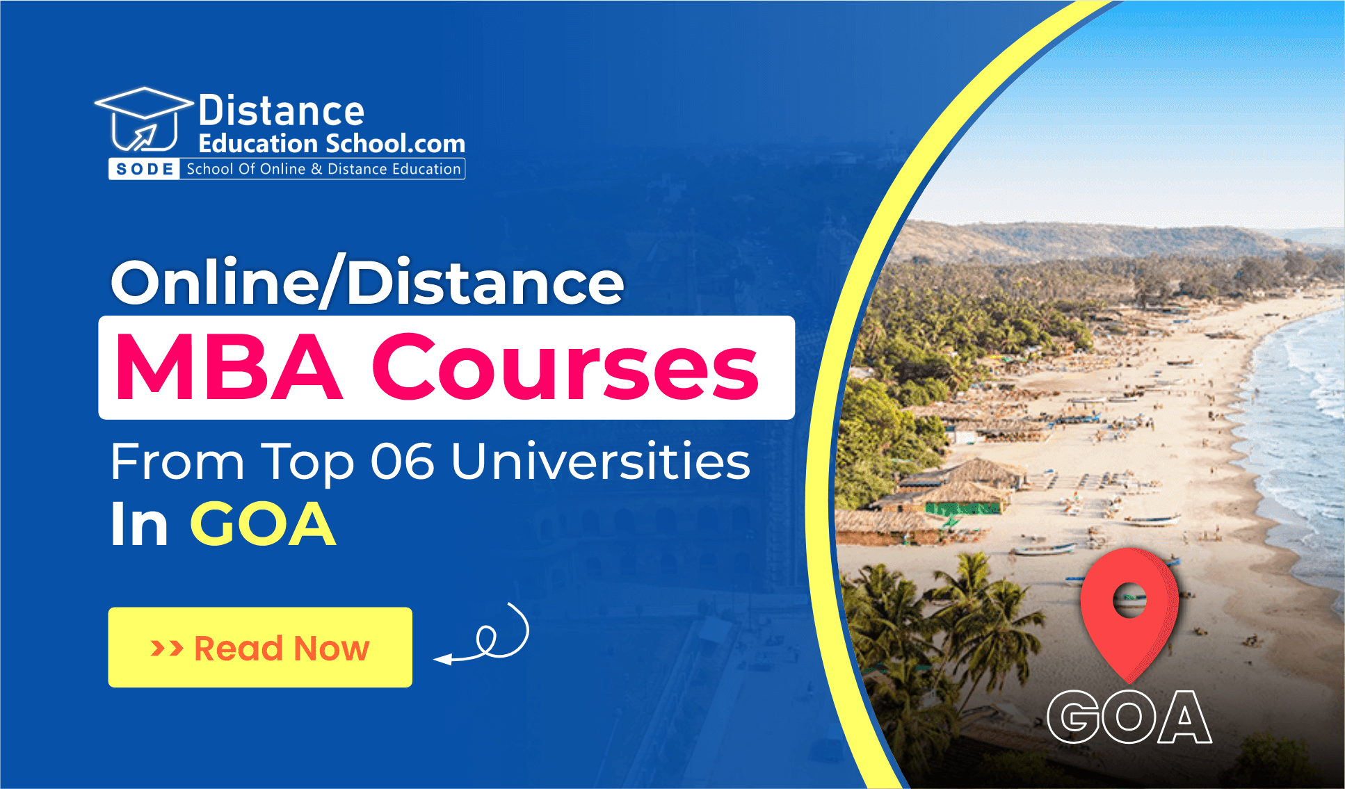 Online Distance MBA Courses From Top 6 Universities GOA 2024