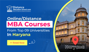 Online/Distance MBA Courses From Top 9 Universities Haryana