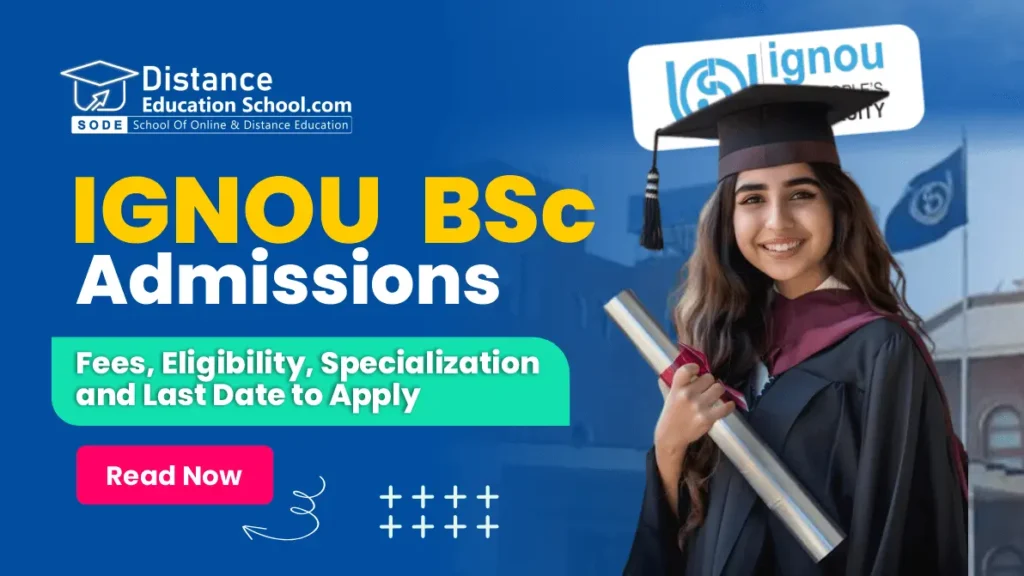 Ignou BSc course admission