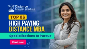 Top 6 High-Paying Distance MBA Specializations
