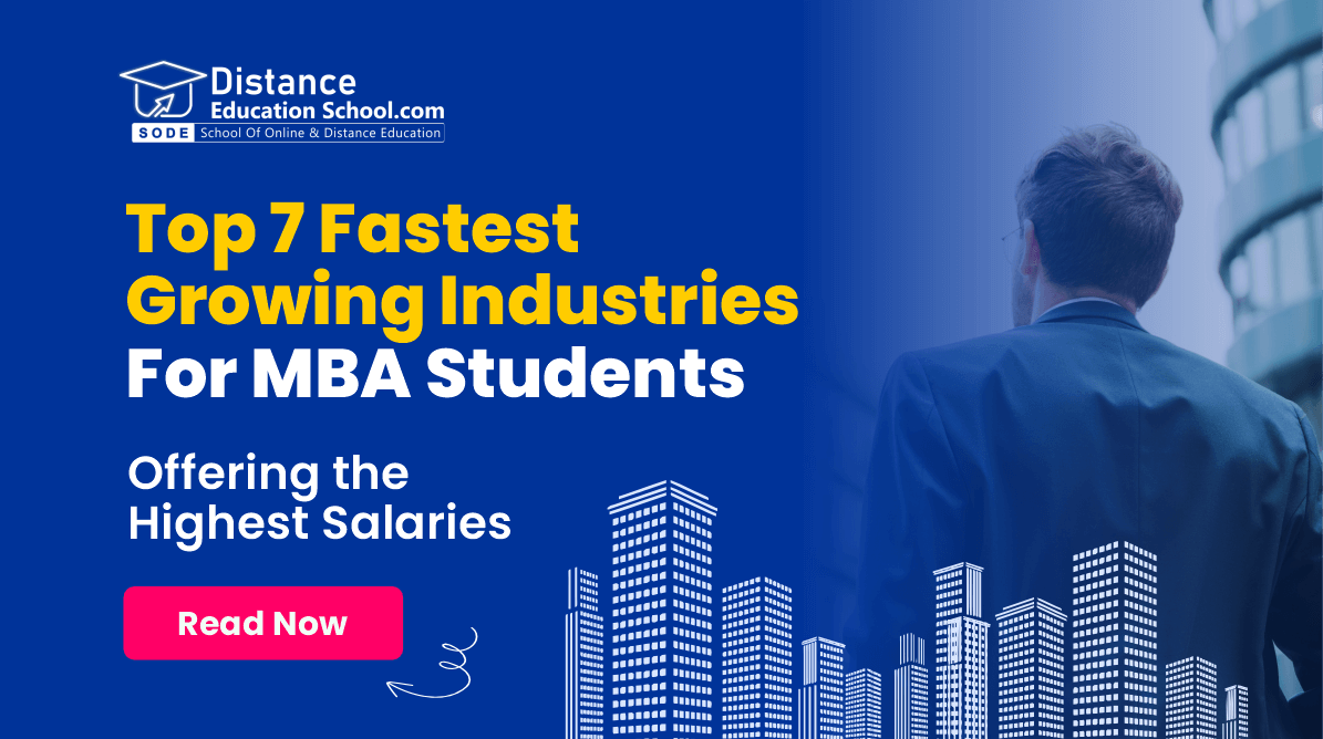Top 7 Industries for MBA Students 2025 | MBA Job Opportunities