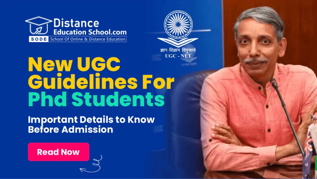 new ugc guidelines for phd students