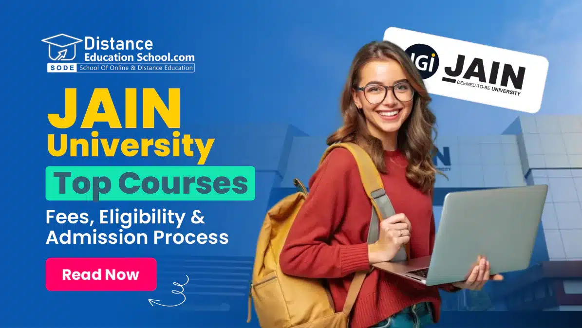 Jain University Top Online & Distance Courses for 2024 Admissions