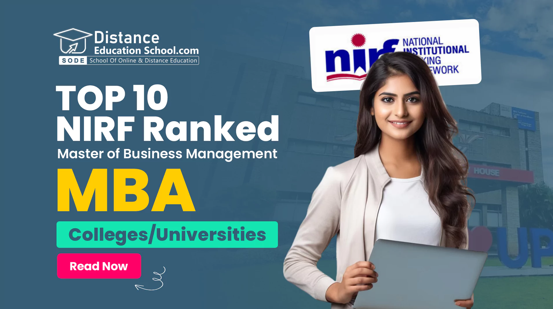 Top 10 MBA NIRF Ranked List