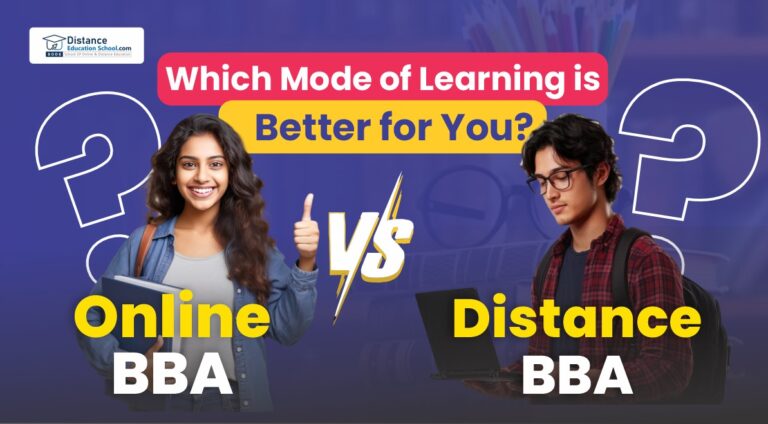 Online BBA Degree vs Distance BBA