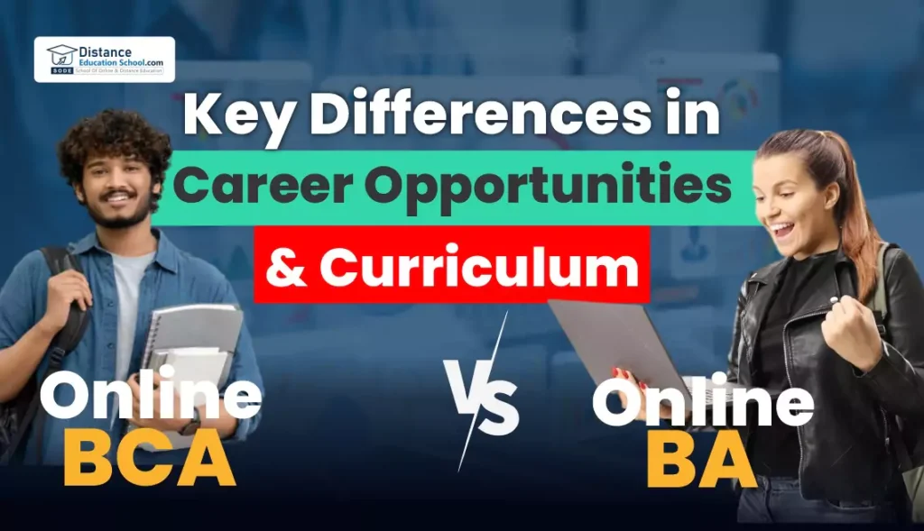 Online BCA Course vs Online BA Course