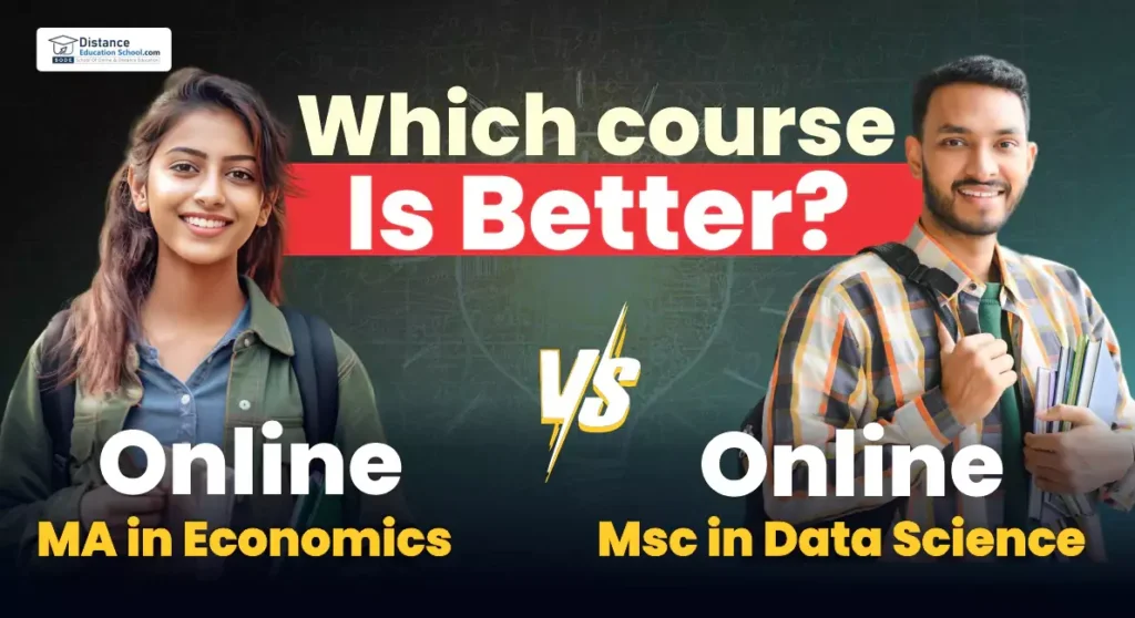 Online MA in Economics vs Online Msc in Data Science