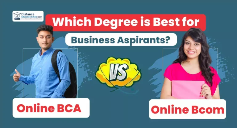 Online BCA Course or Online BCom