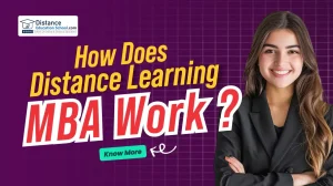 how does distance mba work?