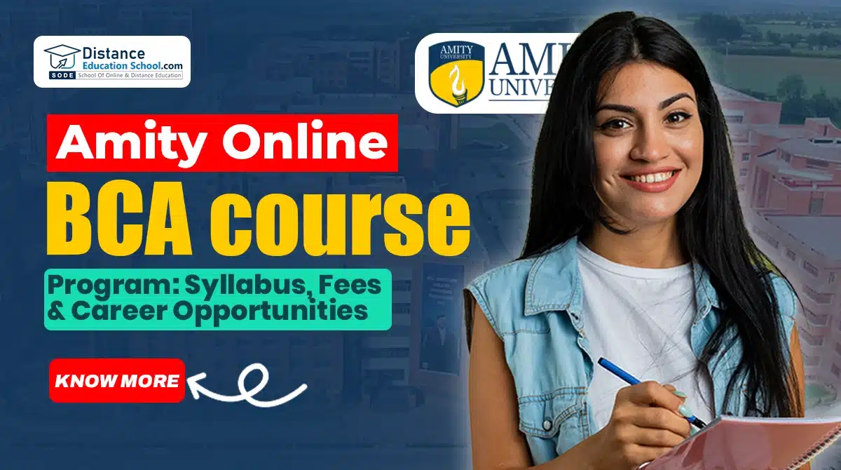 Amity Online BCA Program