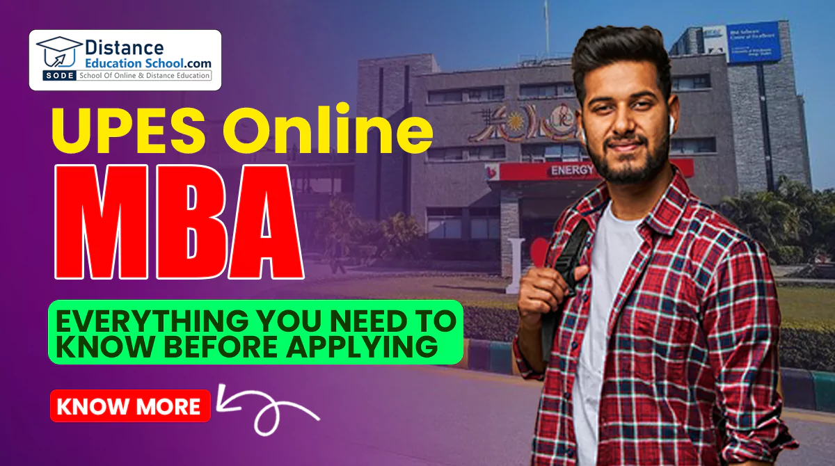 upes online mba