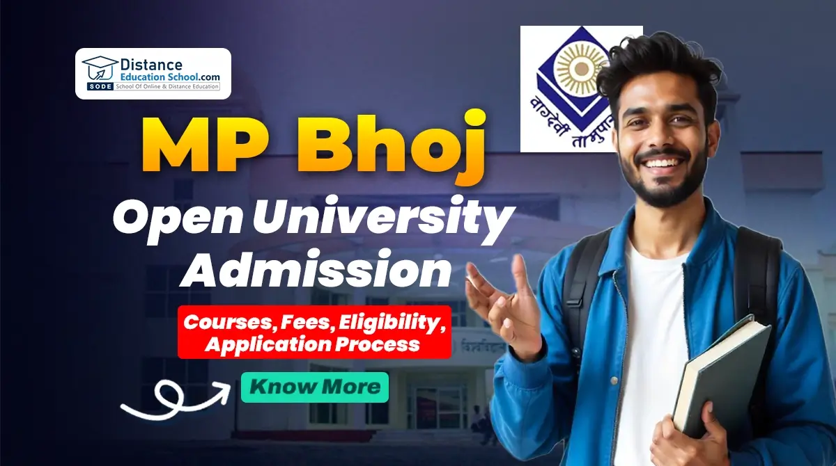 MP Bhoj Open University Admission Process